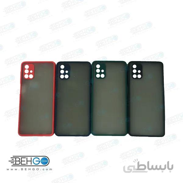 قاب M51 کاور محافظ م 51 گارد مدل پشت مات محافظ لنز اصلی دور سیلیکونی گوشی سامسونگ M51 ا Matte Case For Samsung M51