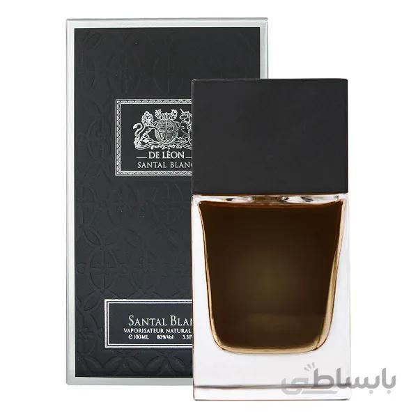 عطر مردانه دلیون De Leon مدل سانتال بلنک Santal Blanc حجم 100 میل