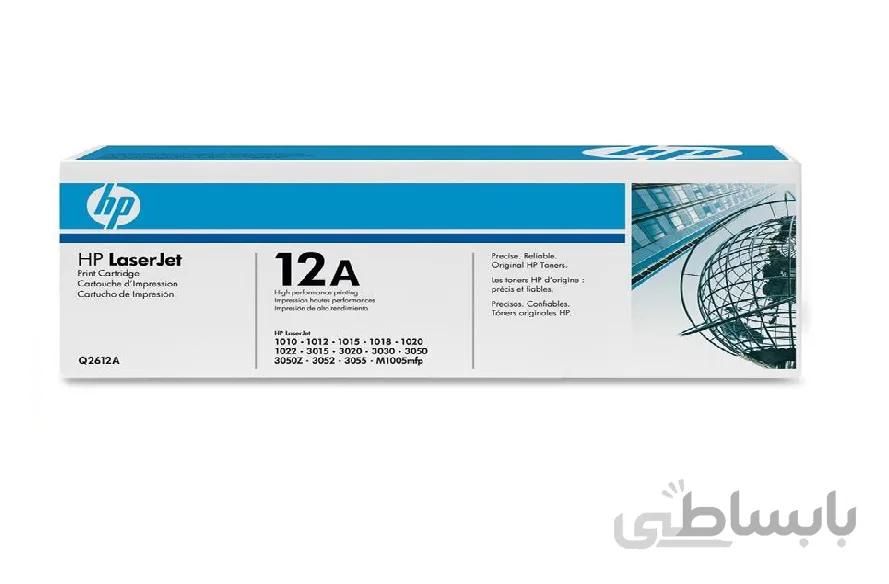 HP 12A Black Toner Cartridge ا تونر اچ پی مدل ۱۲ ای مشکی
