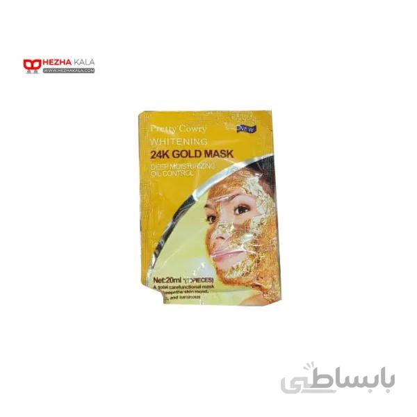 ماسک ورقه ای پیلاف طلا pretty cowery ا Mask
