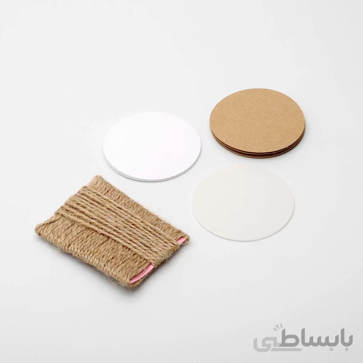 گیفت تگ خام طرح دایره (مجموعه 15 عددی)
