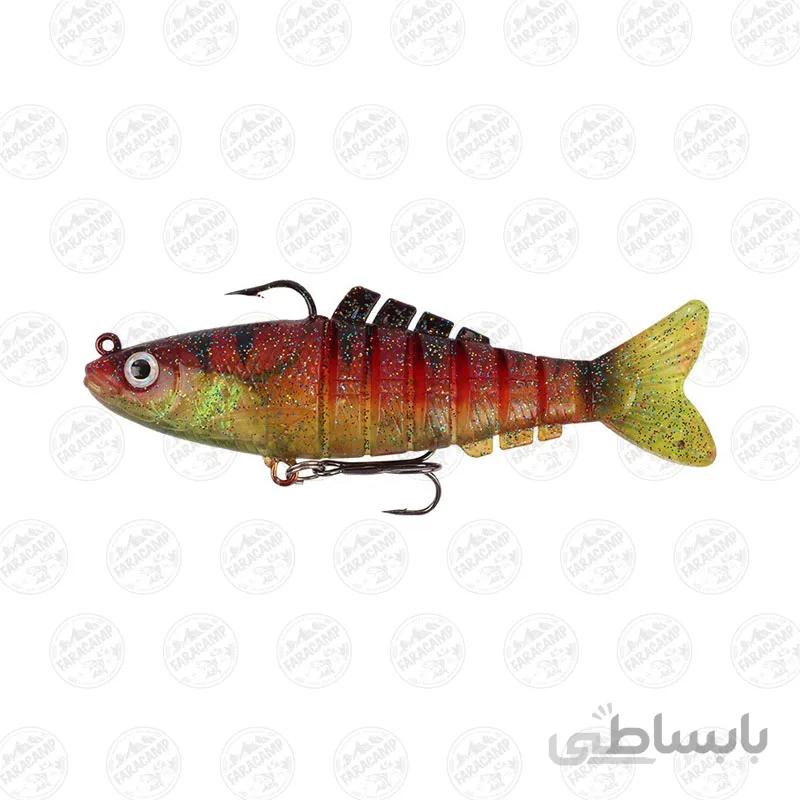ماهی مصنوعی ژله ای چند تکه 8.5 سانتی متر 16 گرم FJG10