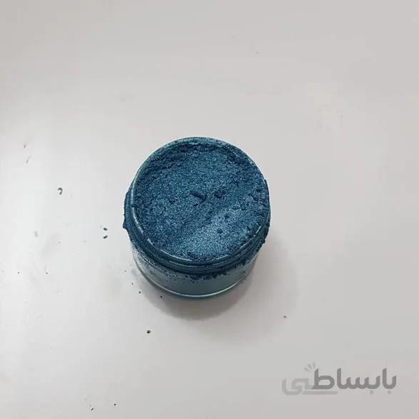 رنگ پودری صدفی سبزآبی روشن