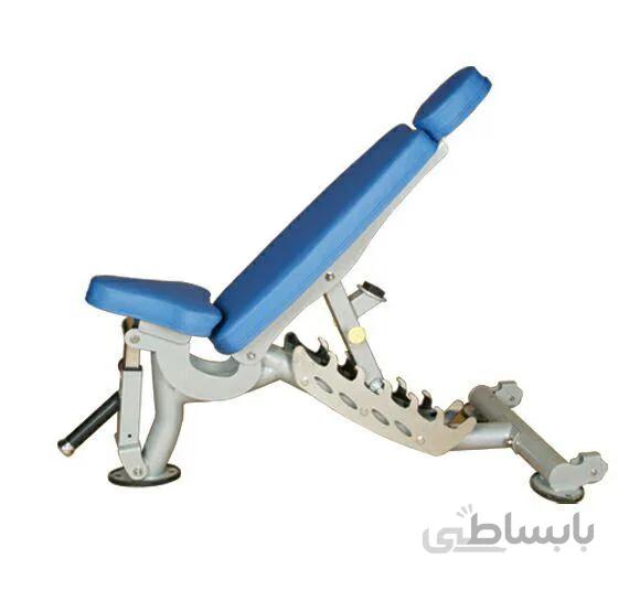 برترین دستگاه بدنسازی باشگاهی المپیک فیتنس میز فلت باشگاه بهمراه دستگیره 8821 super flat hoits