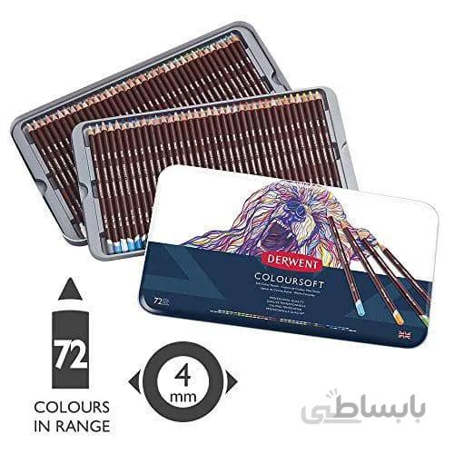 مداد رنگی کالرسافت 72 رنگ درونت