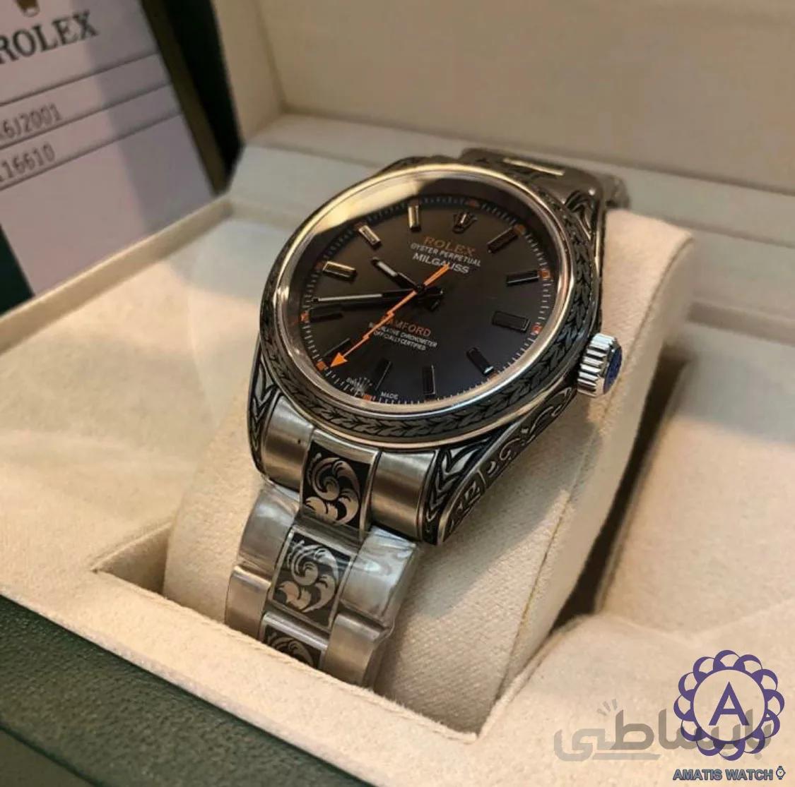 ساعت مچی مردانه رولکس مدل Rolex Milguss 1140R