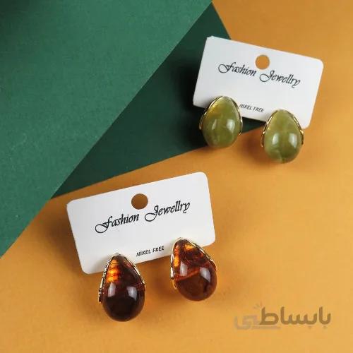 گوشواره رزین اشکی