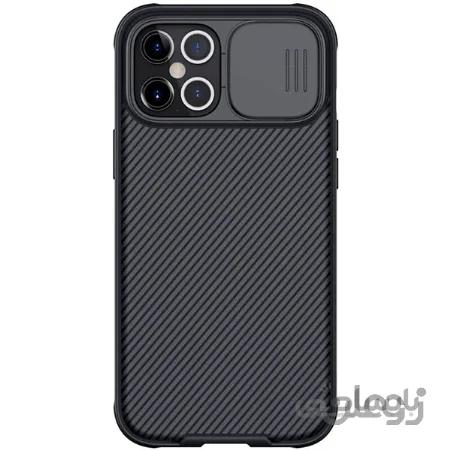 قاب آیفون 12 پرو مکس نیلکین کم شیلد پرو مشکی (Nillkin iPhone 12 Pro Max CamShield Pro Black)