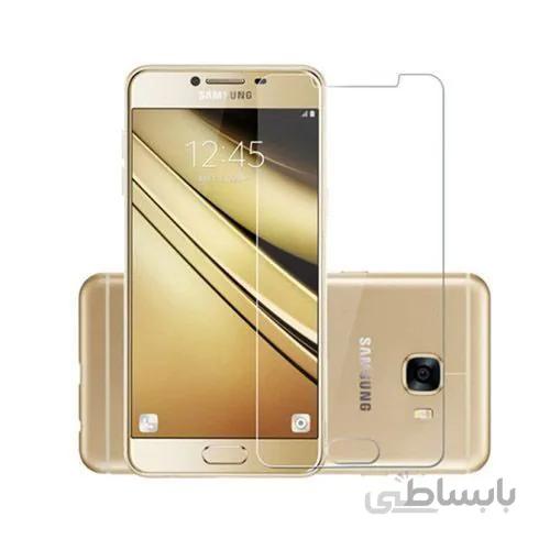 محافظ صفحه نمایش شیشه ای مناسب برای گوشی موبایل سامسونگ Galaxy C7