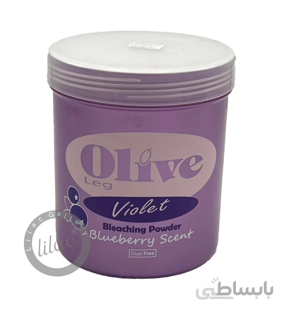پودر دکلره الیو OLIVE بنفش وزن 500 گرم