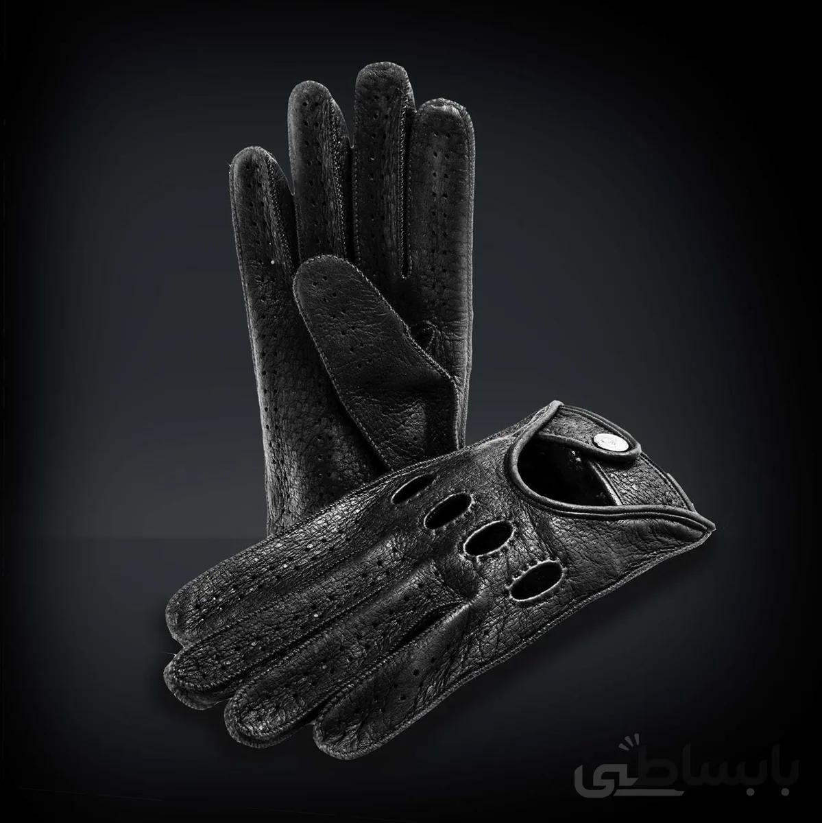 دستکش رانندگی چرم مون hand made mavra