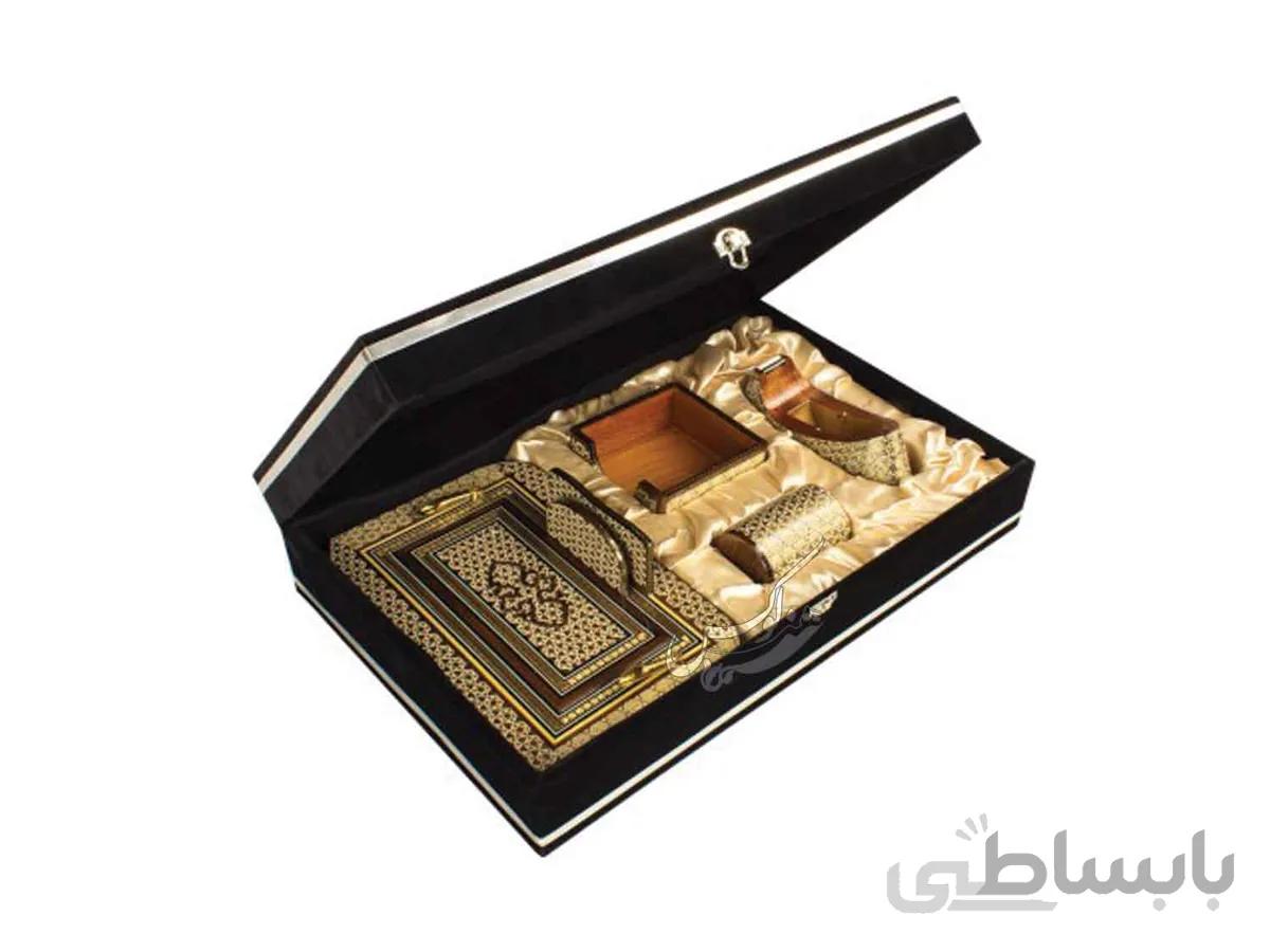 ست رومیزی اداری خاتم کاری