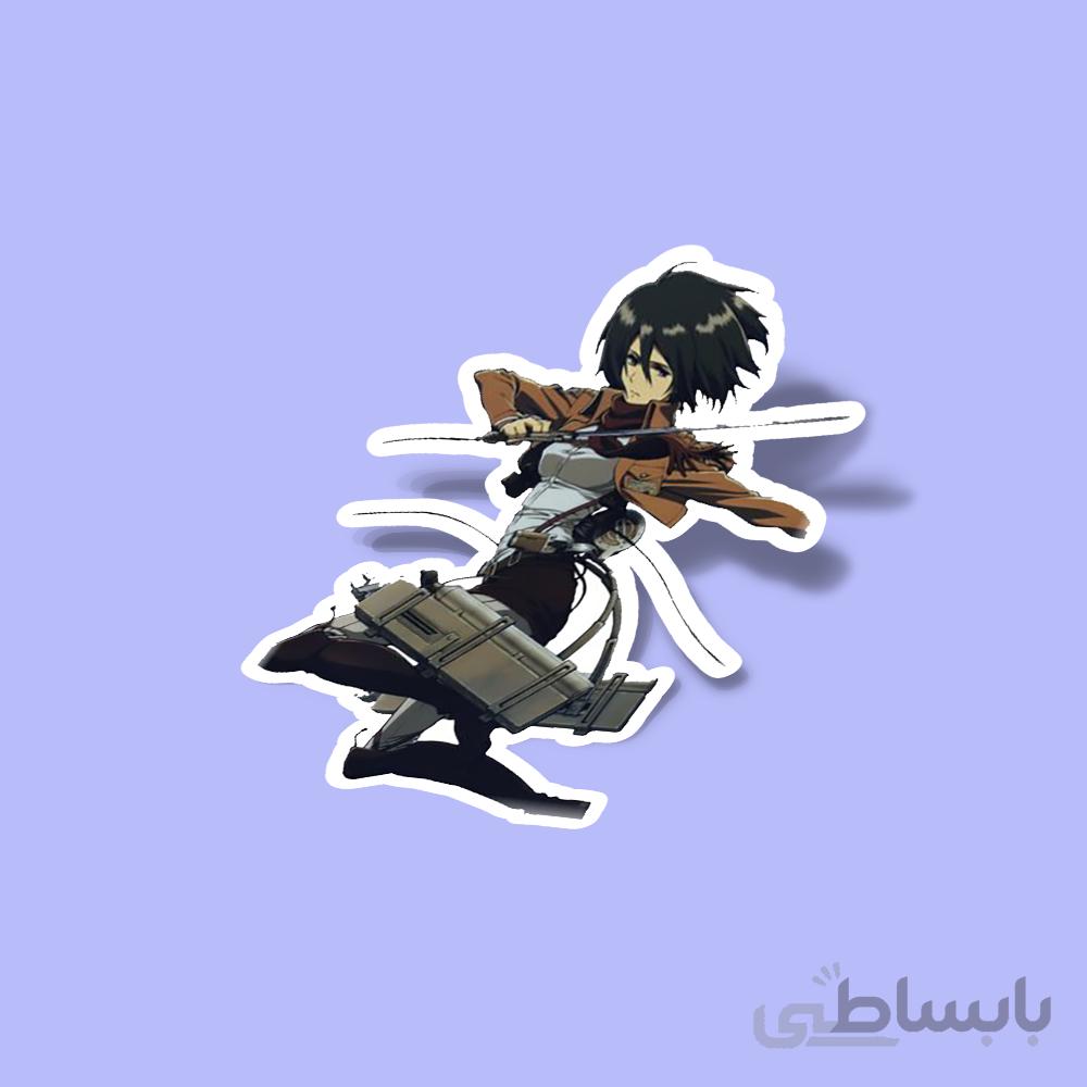 استیکر MIKASA ACKERMAN ANIME 2