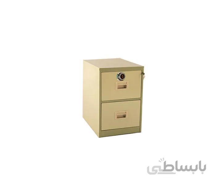 فایل فلزی رمزدار 2 کشو