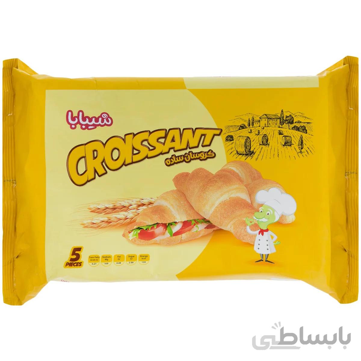 بسته 5 عددی کروسان شیبابا 200 گرمی ا -