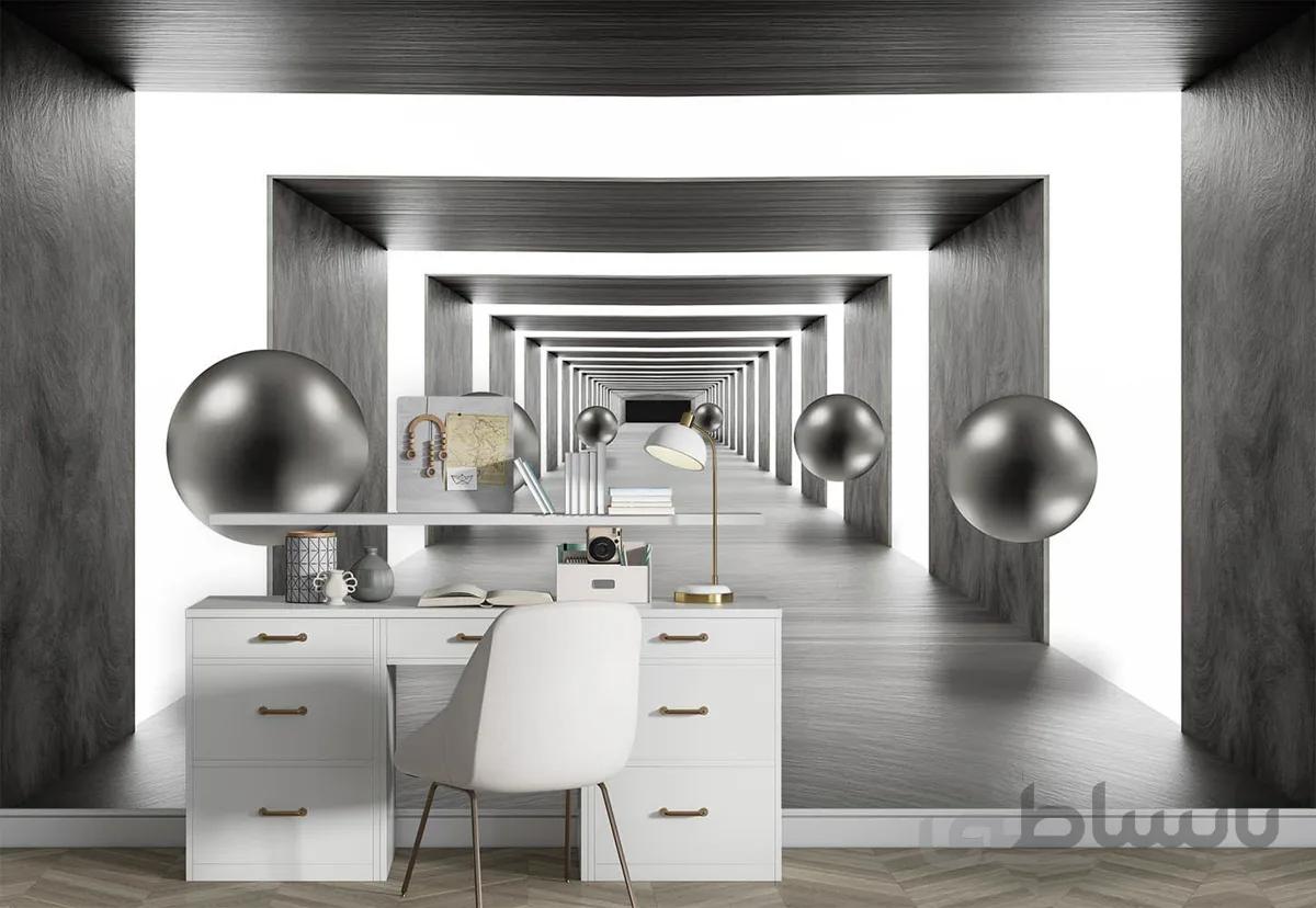پوستر دیواری سه بعدی تونل W10033900