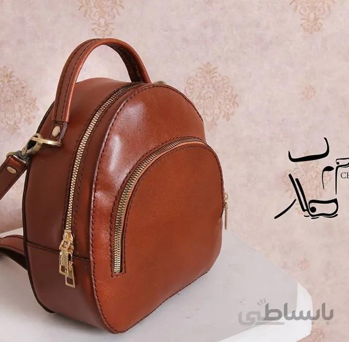 کیف کوله پشتی چرمی کد ۱۰۲۰۹۶