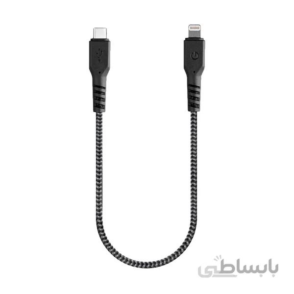کابل USB-C به لایتنینگ انرژیا مدل FibraTough طول 30cm