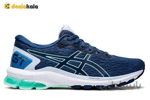 کفش اورجینال پیاده روی زنانه آسیکس جی تی 1000 سری9 ASICS GT-1000 ™ 9 1012a651-405 ا Original Womens hiking sneakers ASICS GT-1000 9 1012a651-405