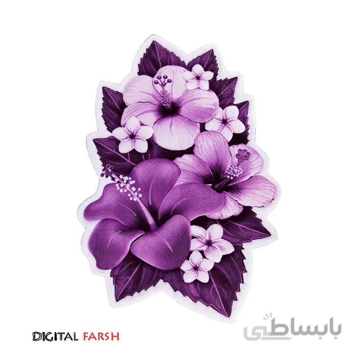 فرش سه بعدی زرباف طرح ارکیده