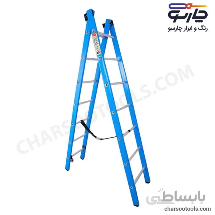 نردبان آلومینیوم 2متری راد پله مدل سیلور