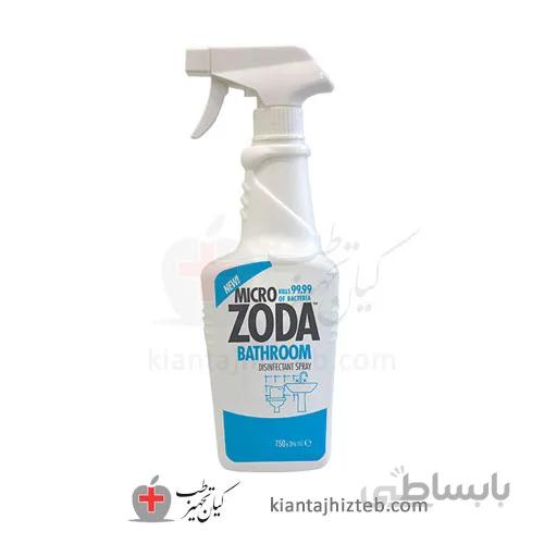 اسپری ضدعفونی‌کننده حمام و سرویس‌ بهداشتی میکروزدا