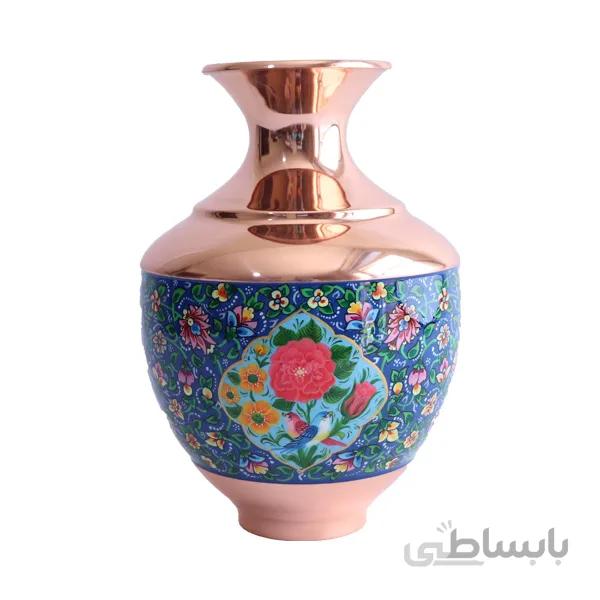 بلونی مس و پرداز گل و مرغ برند آقاجانی ارتفاع ۲۳ سانتی متر