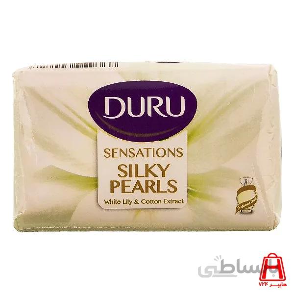 صابون بارایحه گل سوسن و پنبه دانه دورو 90 گرمی ا -