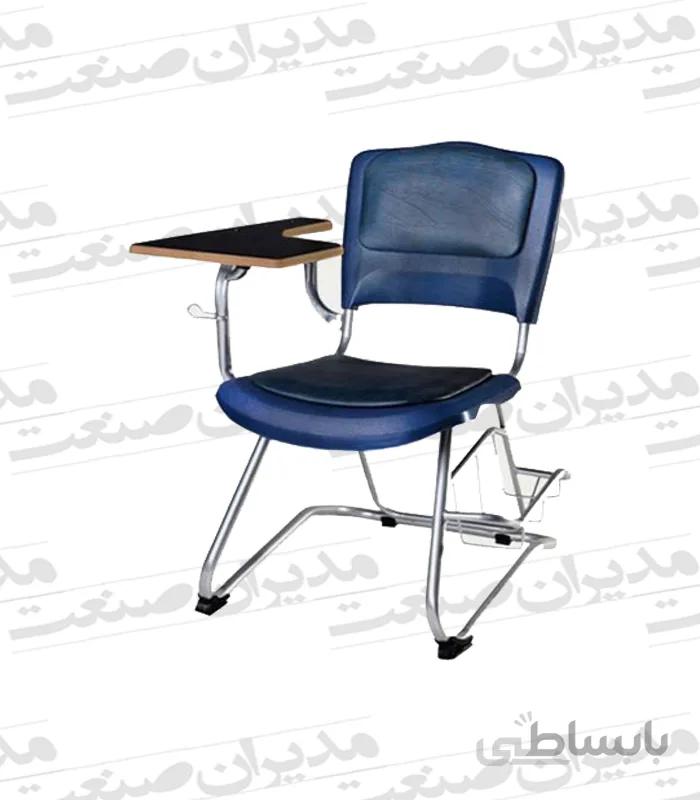 صندلی محصلی فایبر تک با سبد و قلاب چرمیsh-41