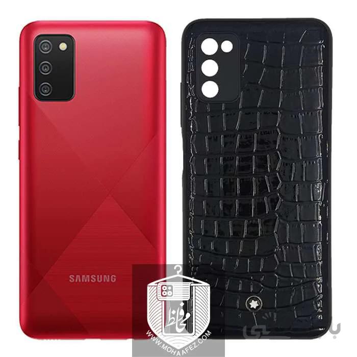 قاب سامسونگ A03s / A02s طرح چرمی کد SA526