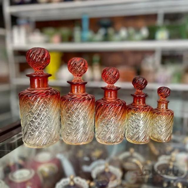 مجموعه پنج عددی عطردان‌ باکارات اصل فرانسه قاجاری