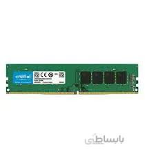 رم دسکتاپ DDR4 تک کاناله 2666 کروشیال Crucial ظرفیت 8 گیگابایت ا DDR4 Single Channel 2666 CURCIAL Desktop RAM 8GB Capacity