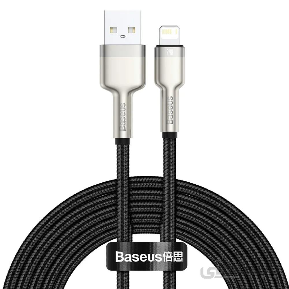 کابل تبدیل USB به لایتنینگ باسئوس مدل CALJK-B01 طول 2 متر