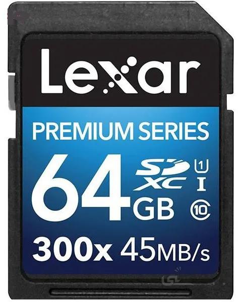 کارت حافظه لکسار Lexar SDXC 64 GB (45mb/s) 300X
