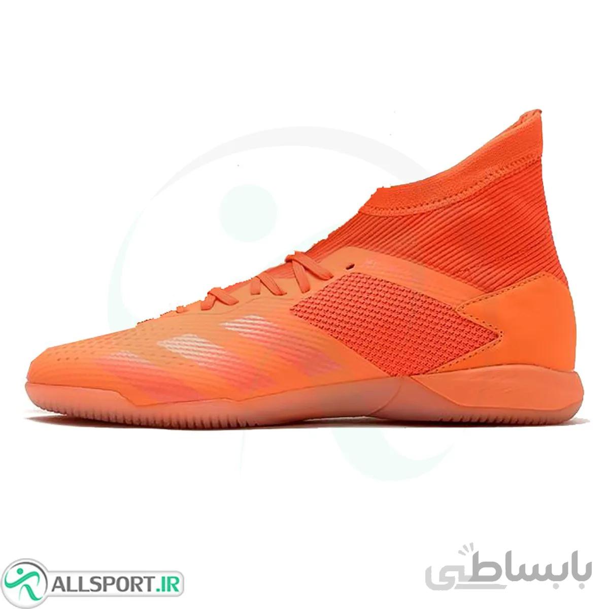 کفش فوتسال ساقدار آدیداس پردیتور نارنجی Adidas Predator 20.3 IC Pink-Orange-Pink