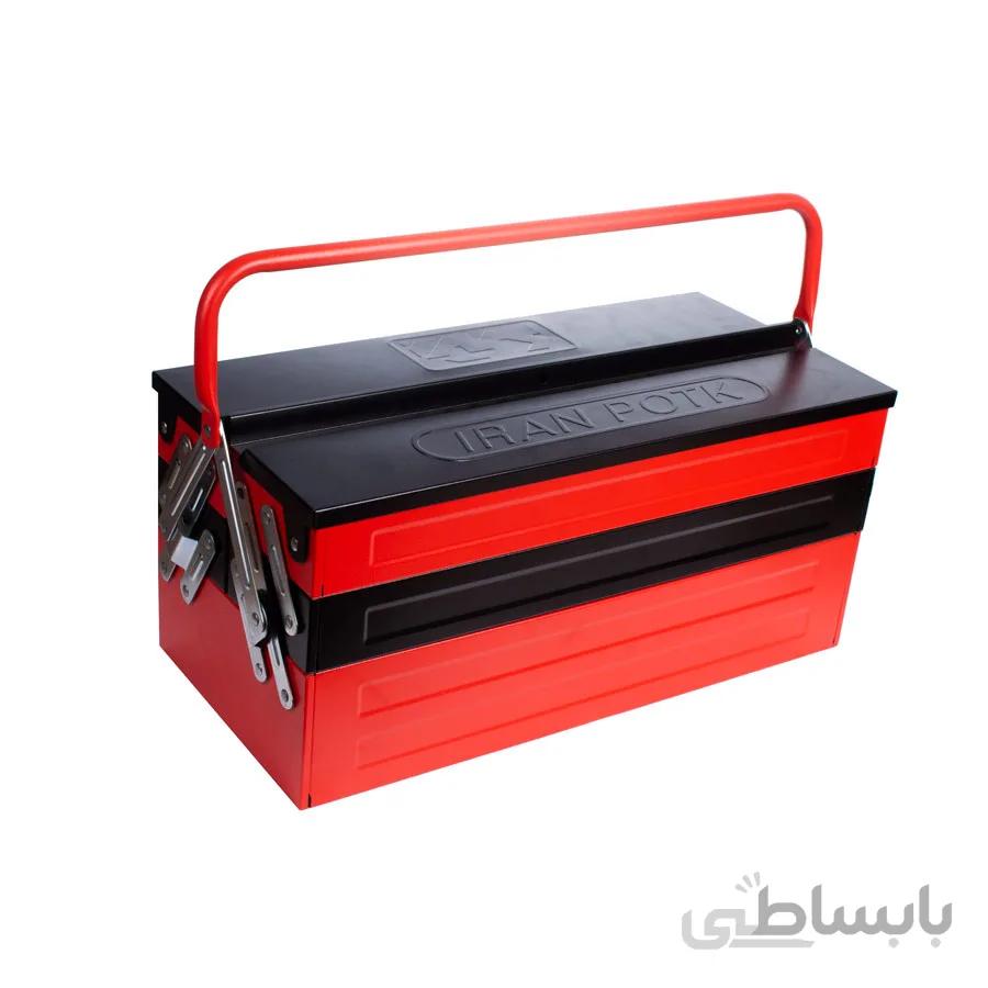 جعبه ابزار فلزی سه طبقه ایران پتک مدل TG-1110