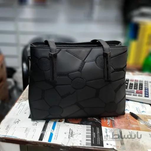 کیف دستی زنانه طرح دوخت دار توپی
