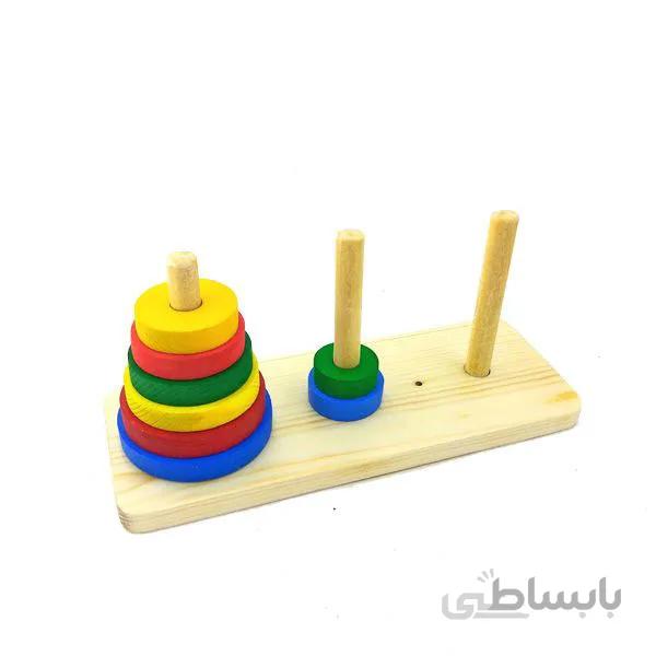 اسباب بازی چوبی برج هانوی
