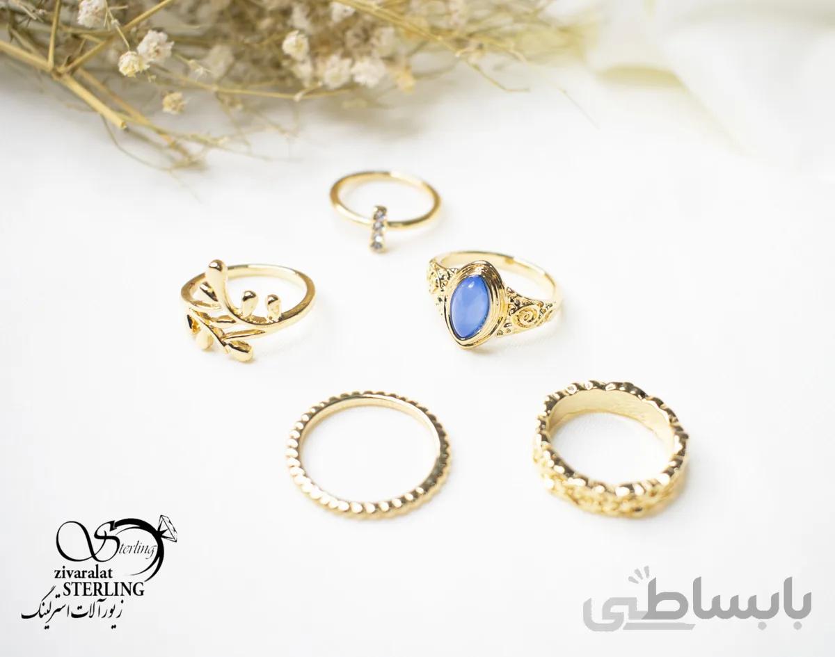 پک انگشتر زنانه کد 5601