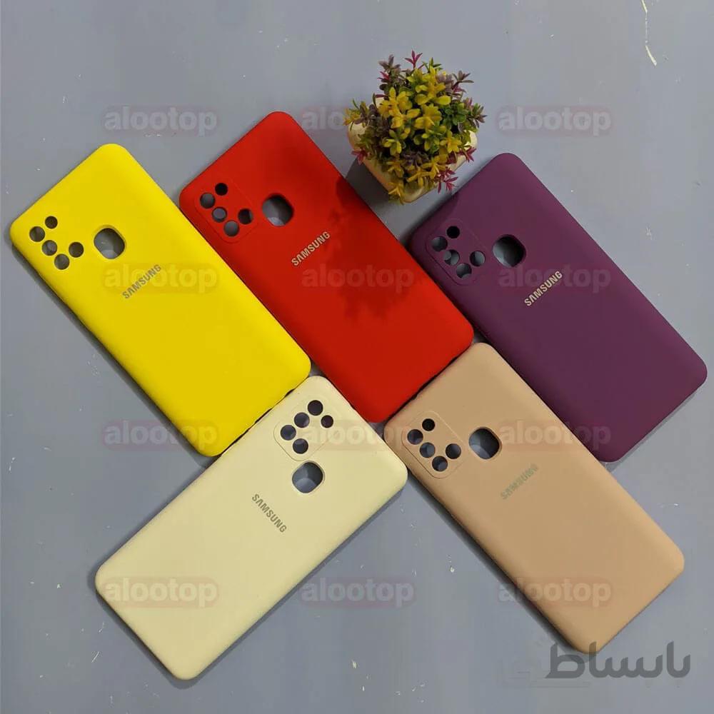قاب سیلیکونی محافظ لنز دار اورجینال سامسونگ Galaxy A21s (اصلی)