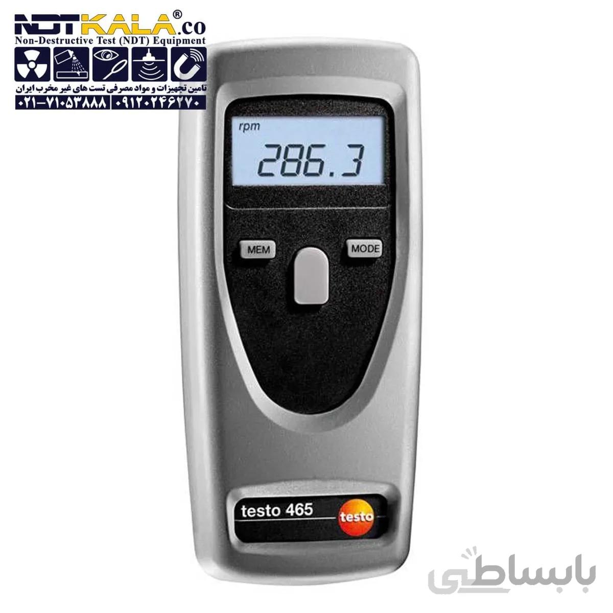 تاکومتر دورسنج لیزری تستو TESTO 465