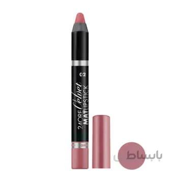 رژ لب مدادی دبورا مدل 24ore velvet شماره 02
