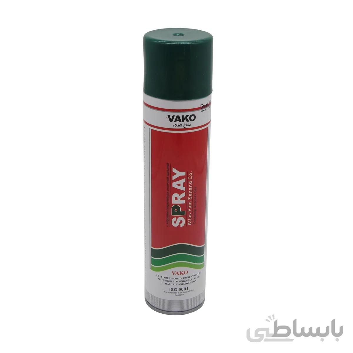 اسپری رنگ سبز سیر واکو مدل 01 حجم 300 میلی لیتربسته2عددی