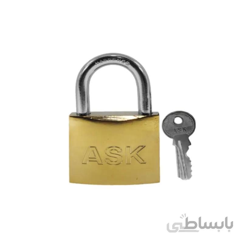 قفل آویز 75 میل کلید 4 سو