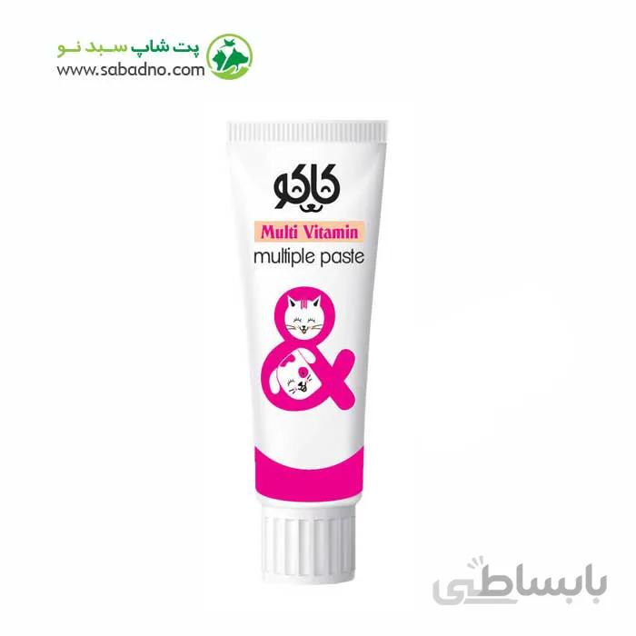 خمیر مولتی ویتامین سگ و گربه کاکو مدل multiple وزن 100 گرم