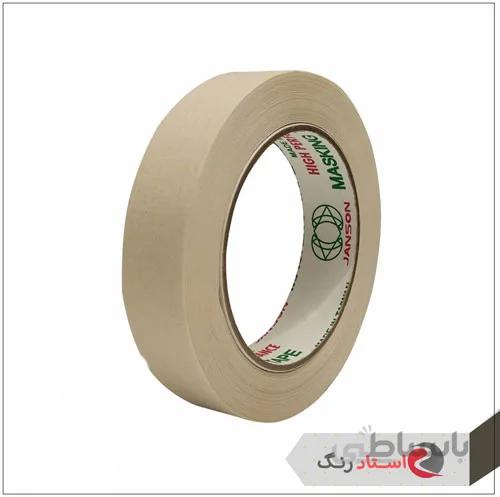 نوار چسب کاغذی 2.5 سانتیمتری تایوانی جانسون(۵۰ یارد)