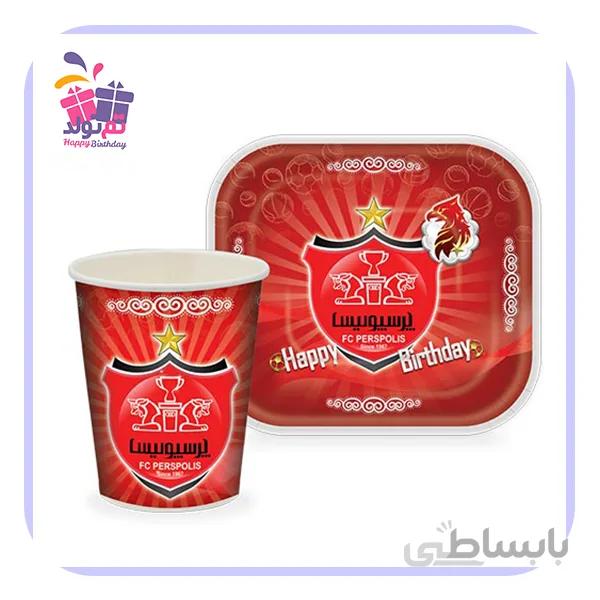 بشقاب و لیوان پرسپولیس