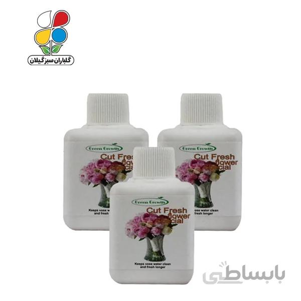 کود مایع گل های شاخه بریده گرین گروت بسته 3 عددی مدل GPMS11