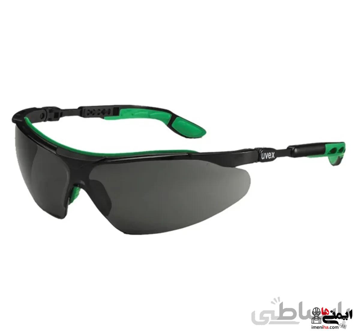 عینک ایمنی کار مخصوص اشعه جوشکاری UVEX مدل I-VO سری 9160043