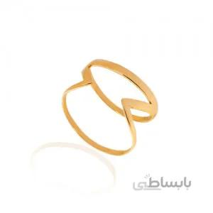 انگشتر طلا طرح هندسی کد CR495